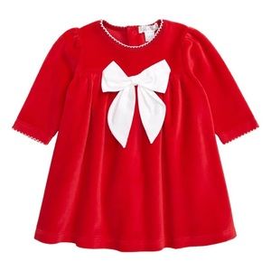 Kissy Kissy Red Velour Dress